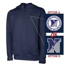 Charles River Men's Performance Quarter Zip Hoodie (Navy)